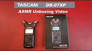 Tascam DR-07XP Audio Recorder Unboxing ASMR - YouTube
