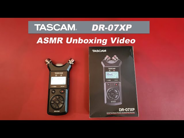 Tascam DR-07XP Audio Recorder Unboxing ASMR - YouTube