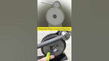 hydraulic Pipe crimping Machine!! | Mechanical Mechanism| #chairidesign #engineering #technology #3d