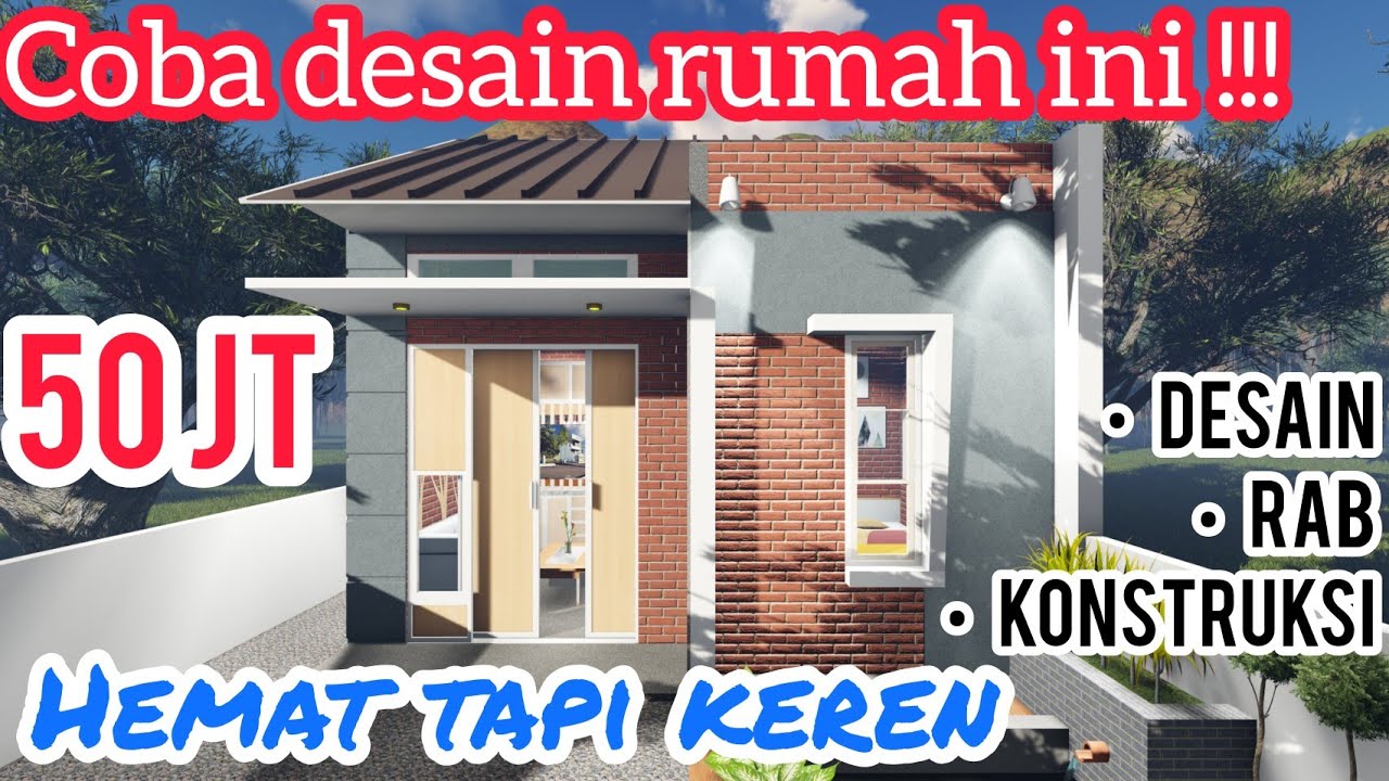 Bangun Rumah 50 Juta Desain Rumah Murah YouTube