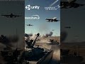 Unity 3D, Lockheed Martin and Blackshark AI united to create a massive battleground Simulation