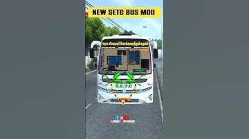 🎀🤩NEW SETC BUS MOD DRIVING💥😎 #bussidreviews #shortsfeed #shorts #newmodbussid