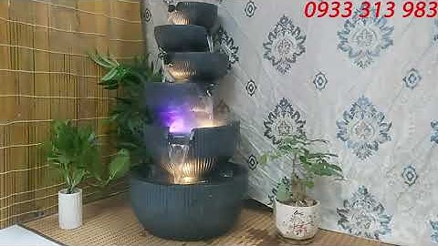 Thác Nước Phong thủy "Tài Lộc Hội Tụ" 6 tầng thác đổ độc đáo