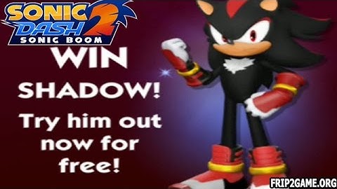 Sonic Dash 2: Sonic Boom - Shadow