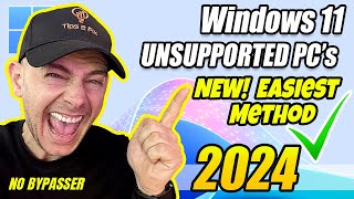 How to Install Windows 11 on Unsupported PCs (New Easiest Method 2024)