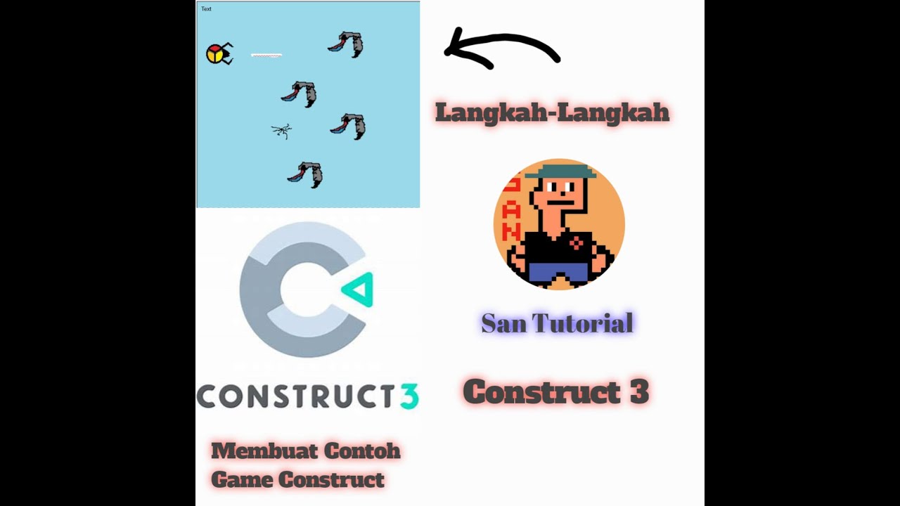 Construct 3 - Buat Game #2 - YouTube