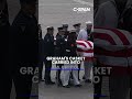 Graham's casket carried into U.S. Capitol