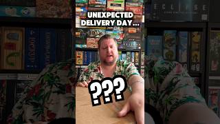 Unexpected delivery day….. #boardgames #gaming #tabletop #delivery #review