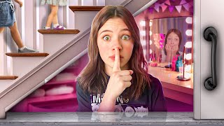 We BUILT a SECRET Makeup ROOM to HIDE From Our SISTERS! ๐๐