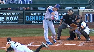 LAD@COL: Dodgers score five runs in the 2nd inning