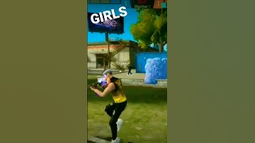 FREE FIRE GIRLS PRO 1 VS 1 NOOB BOY @GTLINA #freefire #shorts #short