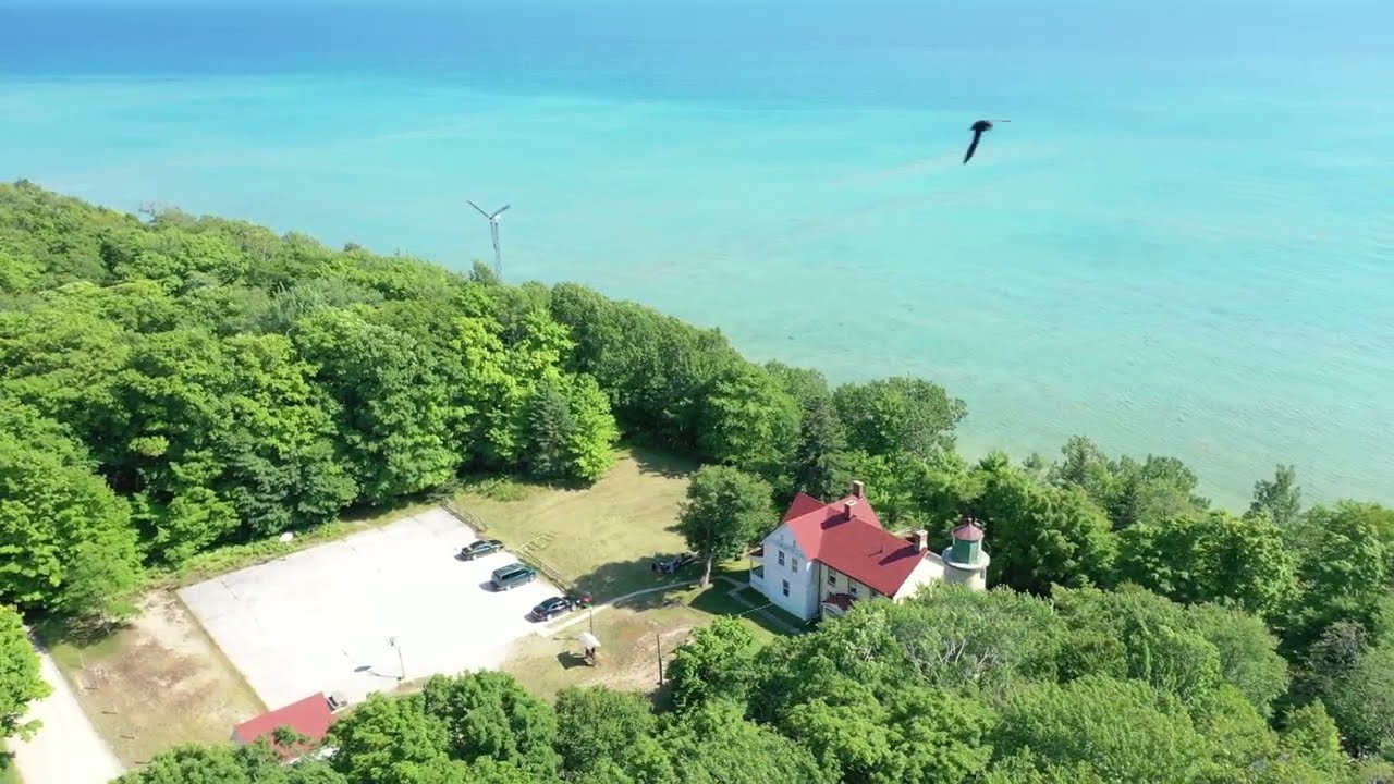 Drone Tour: Beaver Island, Iron Ore Bay