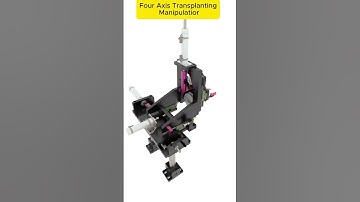 Four Axis Transplanting Manipulator #solidworks #cad #engineering #mechanical #fusion360 #mechanism