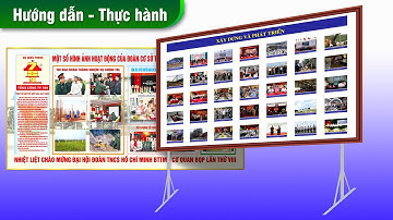 Hướng dẫn thiết kế, in bảng ảnh chất lượng