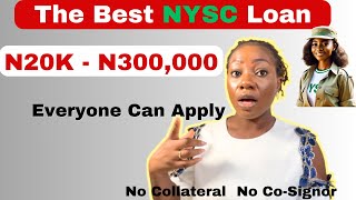 How TO GET A LOAN As An NYSC CORP MEMBER IN NIGERIA (Review) #loan