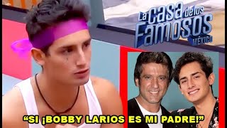 Emilio Osorio confirma que Bobby Larios es su verdadero padre en “La casa de los famosos”