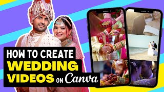 How to create WEDDING VIDEOS on Canva Wedding Video Editing Tutorial screenshot 4