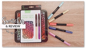 CRAYOLA CREAM STICKS REVIEW & COLOR WITH ME!!