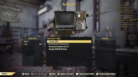 Fallout 76 pip-boy skin change