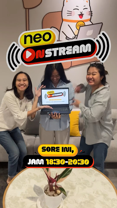 Sore ini NEO ON STREAM bakal balik lagi di Instagram & TikTok Bank Neo Commerce! Sampai jumpa~ 😽