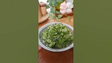 Quick Asian pickled cucumbers 🥒