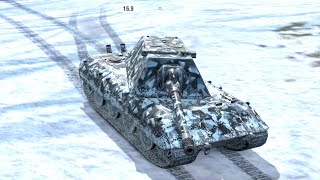 E 100 - 5.5K DMG 5фрг Зимняя Малиновка - World of Tanks Blitz