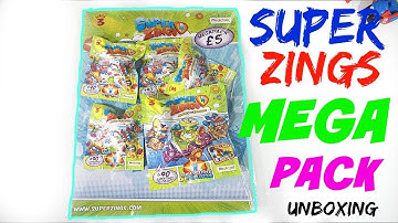 Super zings series 3 MEGA pack unboxing #superzingsseries3