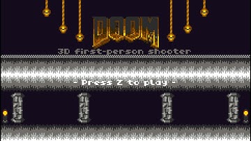 Doom80 - Doom in Tic80 gameplay