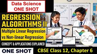 Regression Algorithms: Multiple Linear vs Non-linear Regression | Class 12 Data Science Ch 6 | CBSE