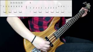 Foo Fighters - Monkey Wrench (Bass Cover) (Play Along Tabs In Video) chords