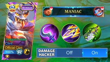 CLINT MANIAC!! CLINT AGGRESSIVE GAMEPLAY RECOMENDED BUILD & EMBLEM - Mobile Legends