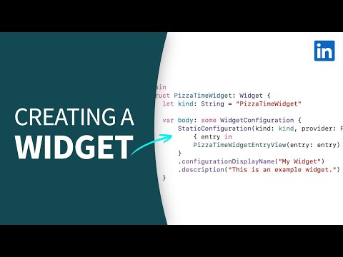 iOS Development Tutorial - Creating a widget