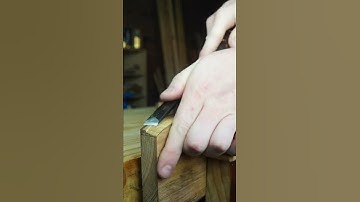 More Chisel Work #shorts #woodwork #satisfying #asmrsounds #oddlysatisfying #chisel #woodworking