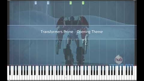 Transformers Prime - Opening Theme | Piano Tutorial