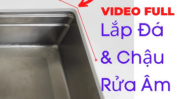 Chậu Rửa 1 Hố Lắp Âm Mặt Đá Vicostone Xu Hướng Nhà Bếp