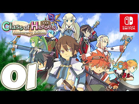 Class of Heroes: Anniversary Edition [Switch] Gameplay Walkthrough Part 1 Prologue | No Commentary