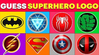 Guess ALL the Superheroes by Logo | MARVEL & DC Superheros - Superhero Quiz🕷️🦇🤖 screenshot 5