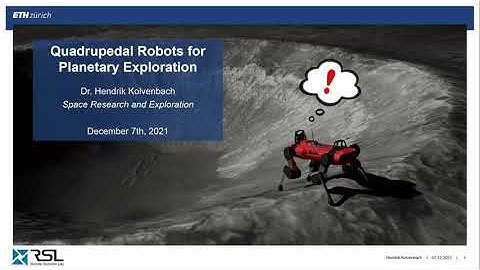 Quadrupedal Robots for Planetary Exploration
