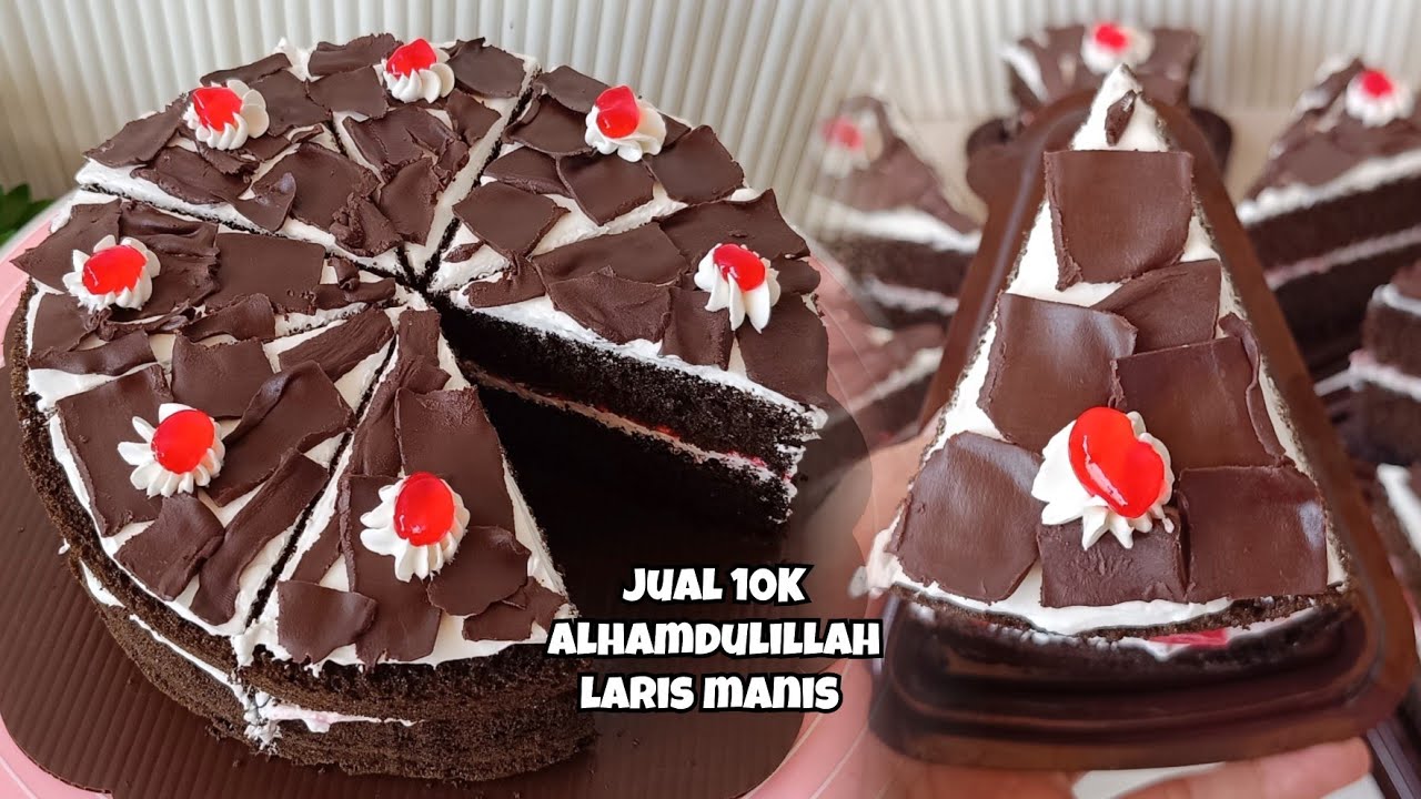 RESEP BLACK FOREST SLICE ANDALAN UNTUK BERJUALAN SETIAP HARI