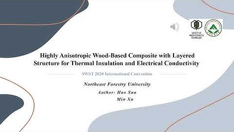 Highly Anisotropic Wood-Based Composite with Layered Structure for Thermal and Electrical Conduction