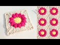 Beautiful Crochet Granny Square Pattern | Perfect for Bags & Blankets #crochet #handmade