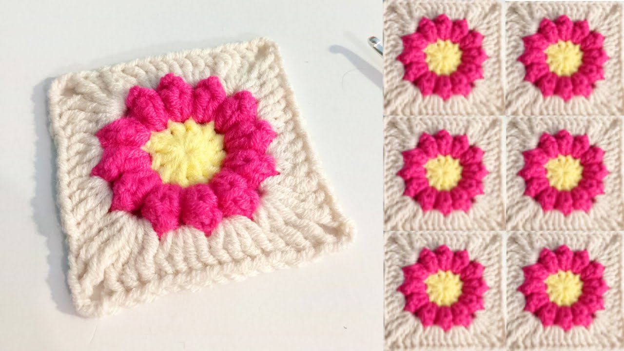 Beautiful Crochet Granny Square Pattern | Perfect for Bags & Blankets #crochet #handmade