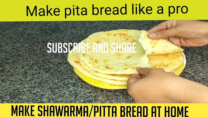 How to make Pita Bread at home like a PRO (without oven)By Kitchen With Sadia English