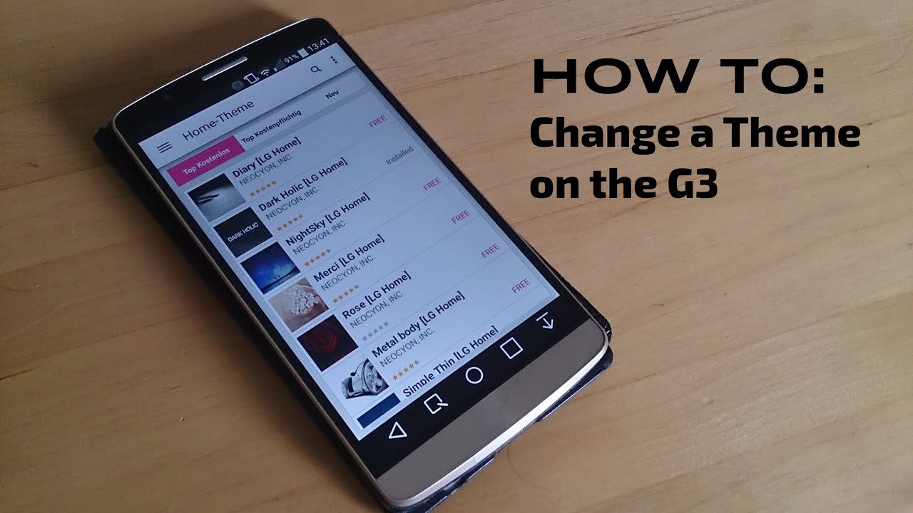 Changing Themes Lg G3 | lg g3 how to change a theme youtube Changing Themes Lg G3 | lg g3 how to change a theme youtube