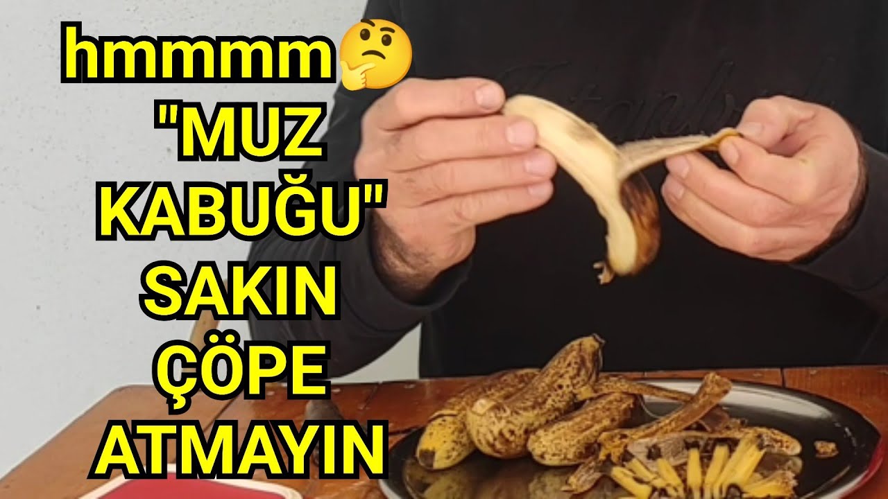 Muz Kabuğu ile Bitki Besin Takviyesi Yapın, Sakın Atmayın