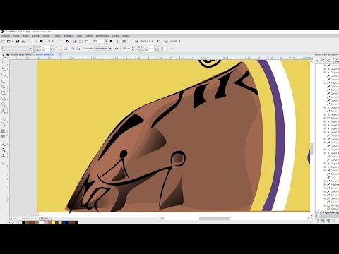 COMO DESENHAR TATUAGENS CARICATURA COREL DRAW TUTORIAL