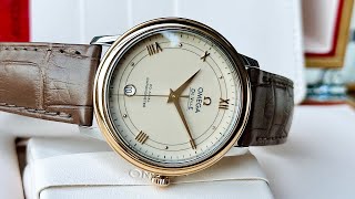 [Tinh tế] Đồng hồ OMG De Ville Prestige demi 18k rosegold co-axial chronometers 424.23.37.20.09.001