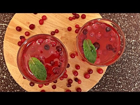 Как сделать вкусный клюквенный морс с мятой Как сделать вкусный клюквенный морс с мятой