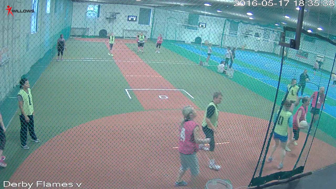 89932 Court1 Willows Sports Centre Cam1 Derby Flames v Fireballs NETS
