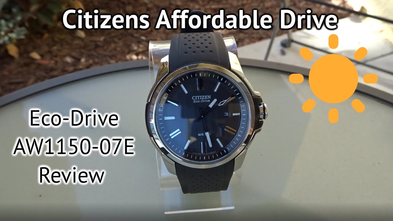 Pin Stripe Dialed Citizen Eco-Drive Review (AW1150-07E)